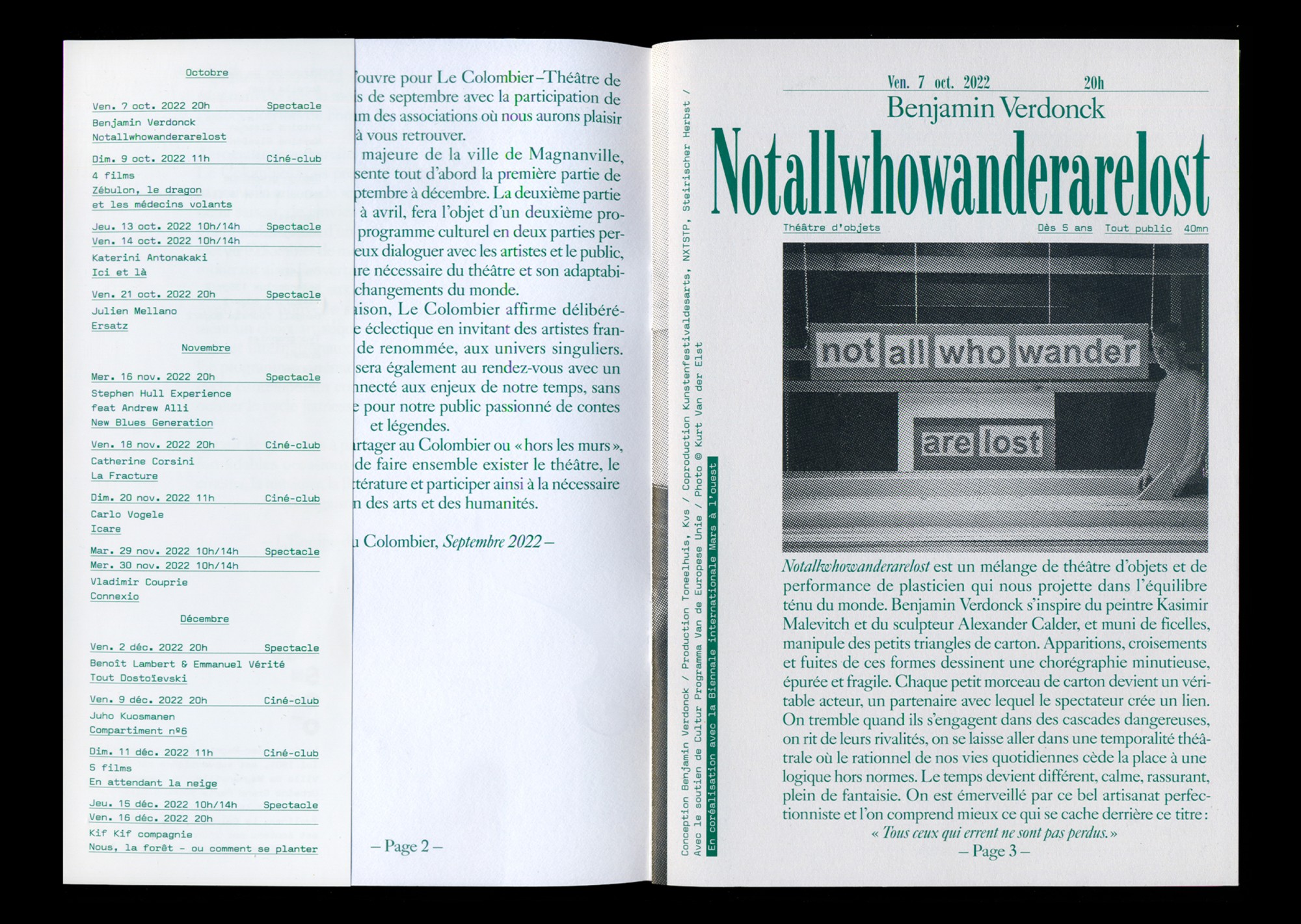 Le Colombier oct.–déc. 2