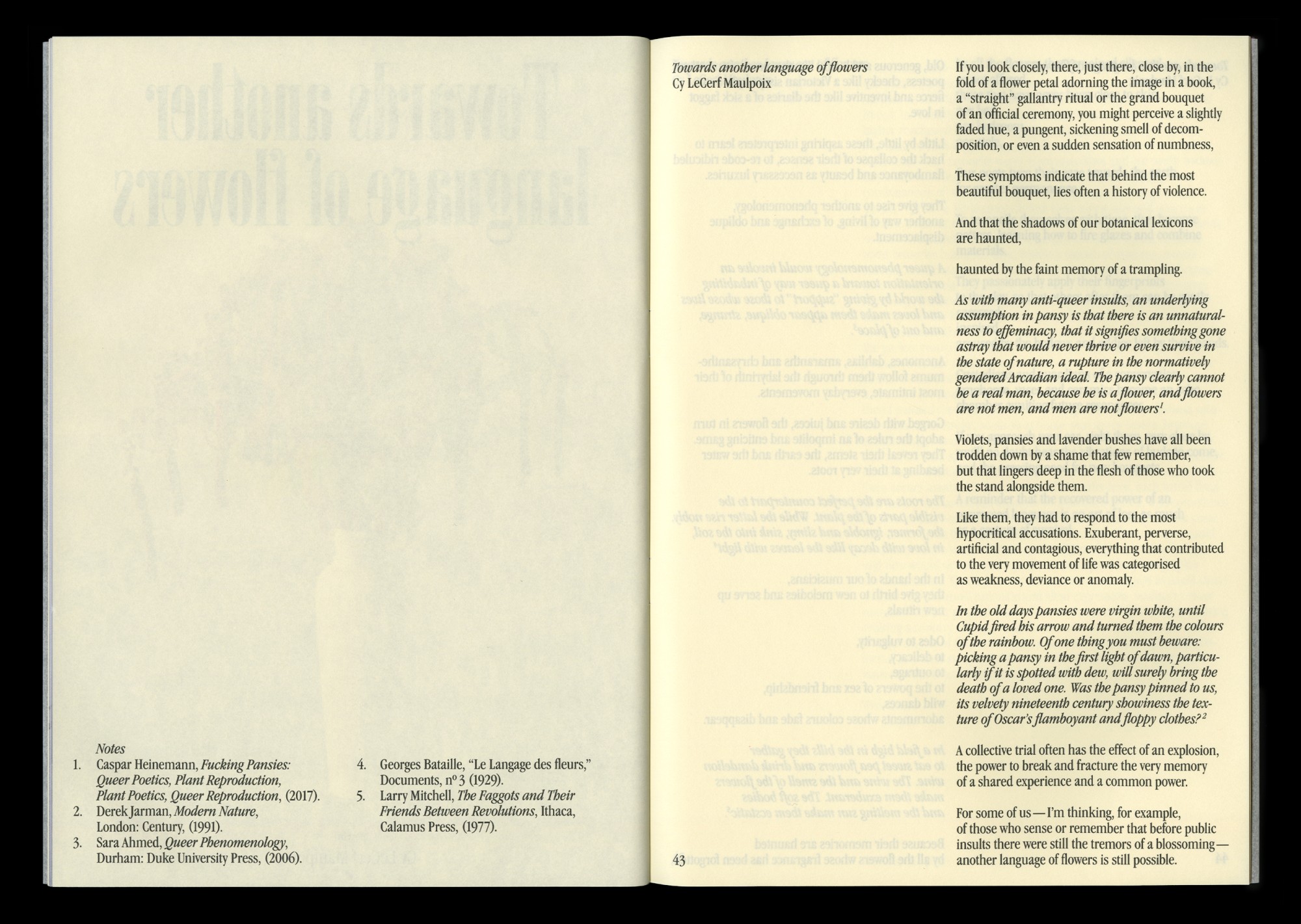 Seven vases filled with flowers 14