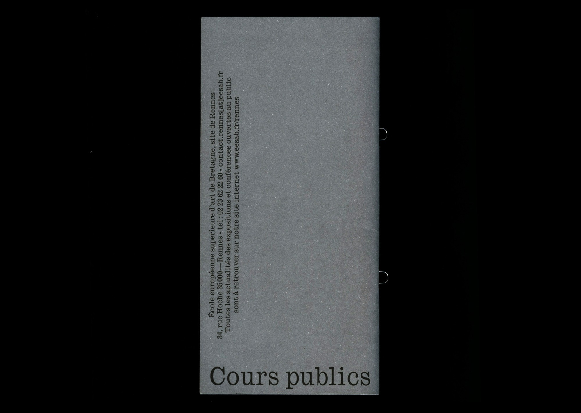 Cours publics 13