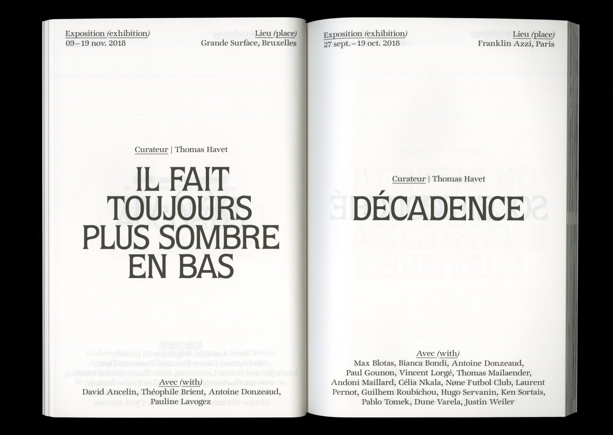 Catalogue de visite 13