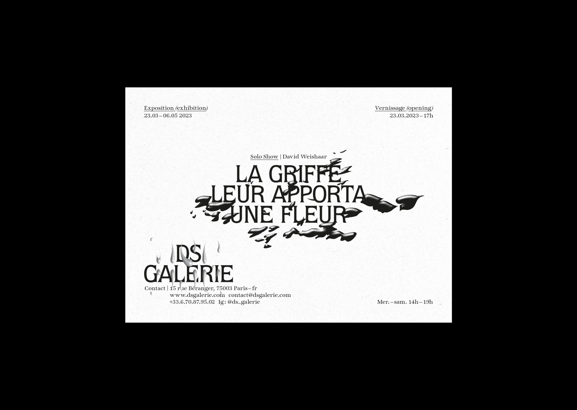 La griffe leur apporta une fleur 1