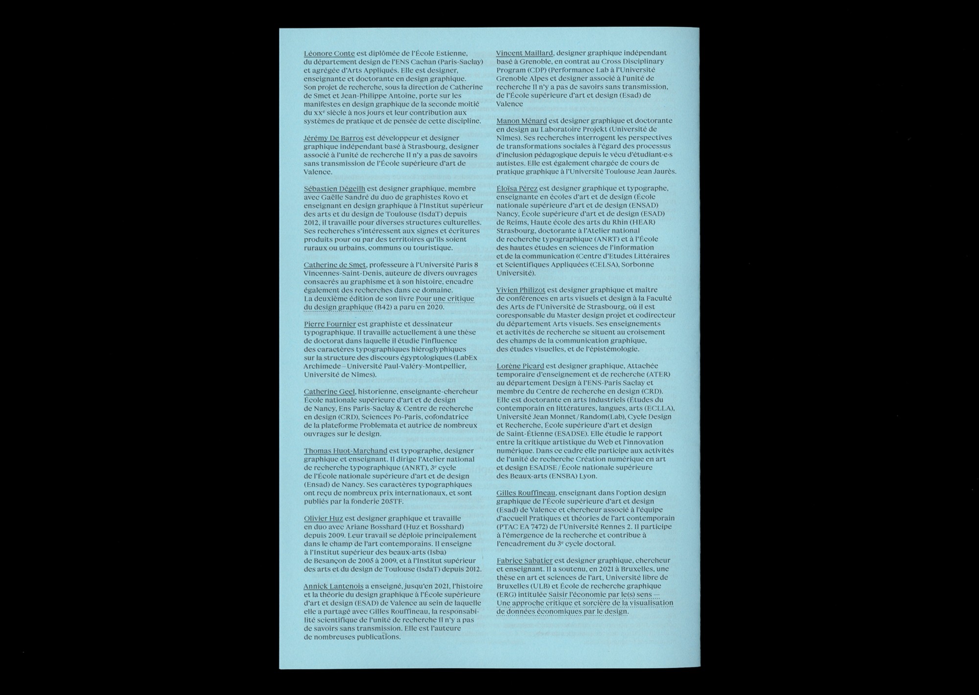 Manières de faire… 5