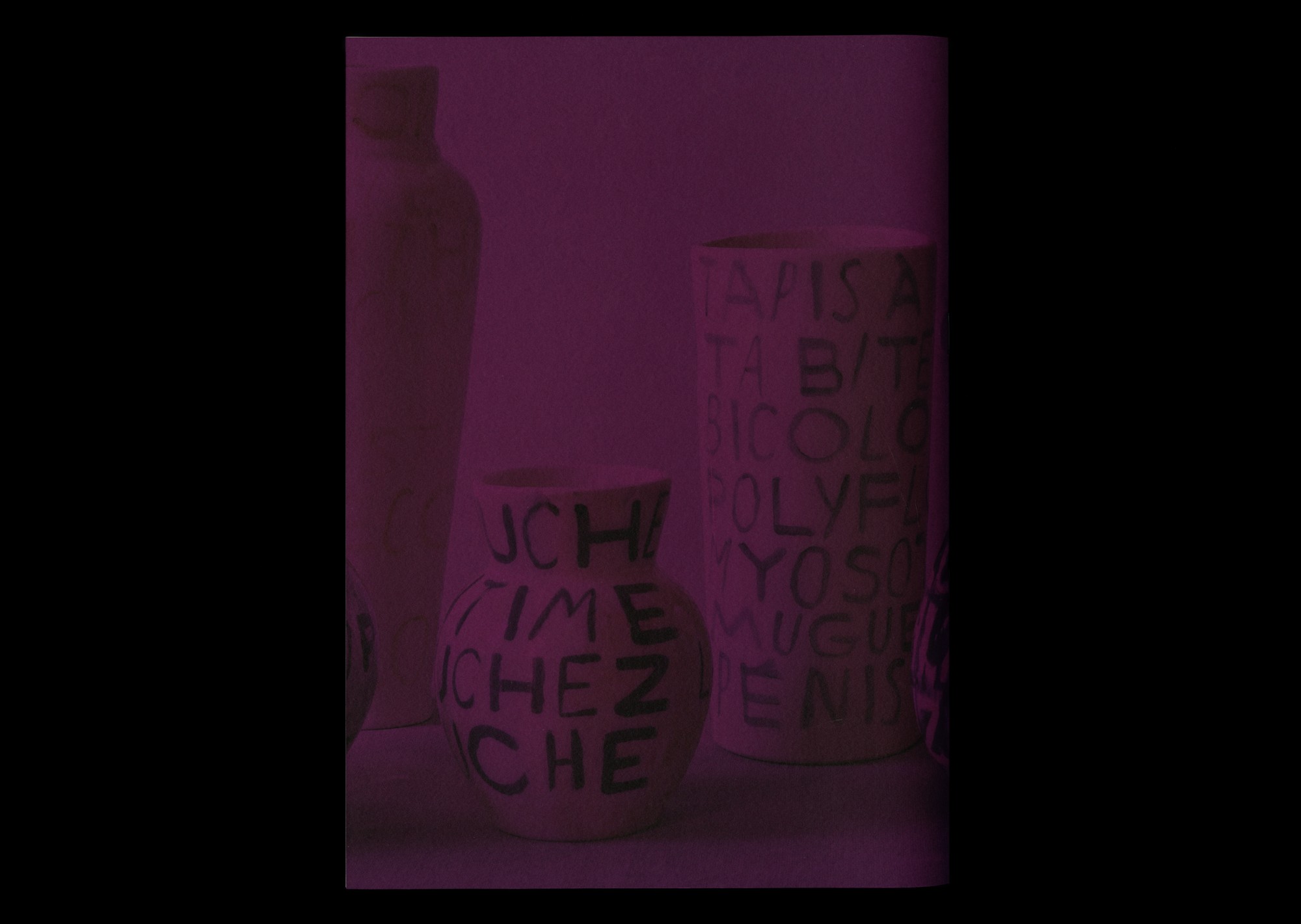 Seven vases filled with flowers 16